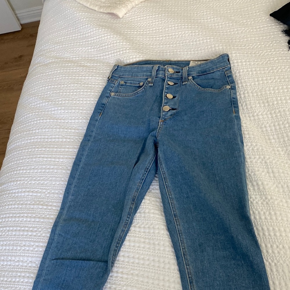 Rag and bone high waisted jeans